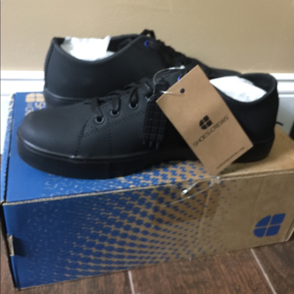 Shoes For Crews, slip resistant work shoes.